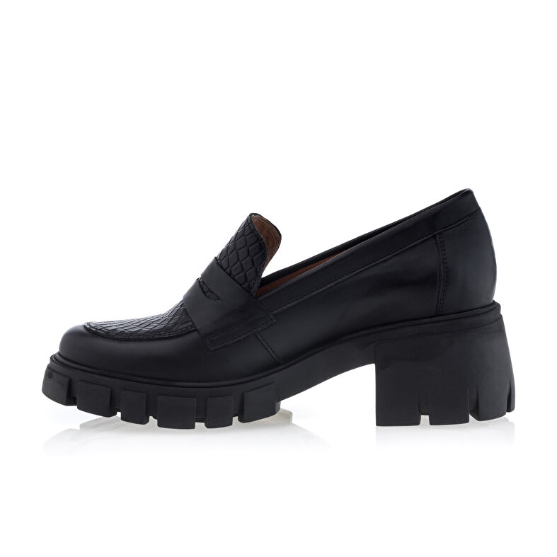 Mocassini/scarpe da barca neri da donna
