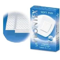PRONTEX Gaze douce Prontex 5x7 cm 5 pièces
