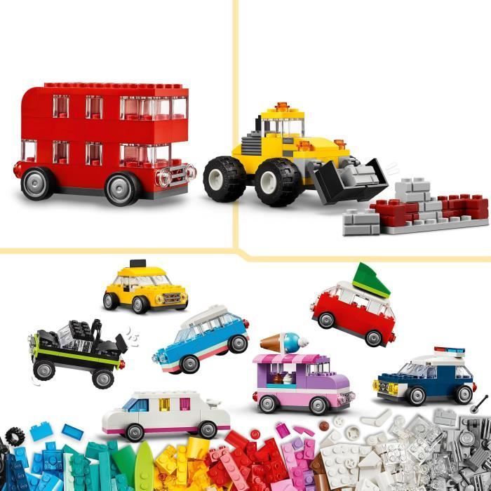 LEGO® 11036 Classic Creative Vehicles, Model Car, Police Vehicle, Truck and More