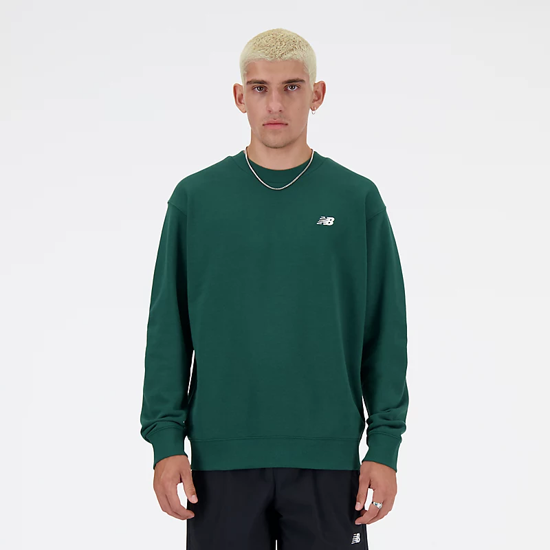 Homme Sport Essentials French Terry Crew - NIGHTWATCH GREEN