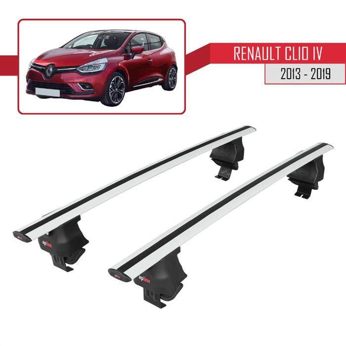 Barras de techo ACE-4 compatibles con Renault Clio IV 2013-2019 - Color gris