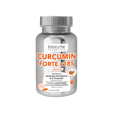 Biocyte Curcumin Forte x185 kapsler Led- og knoglesundhed 30 kapsler 30 kapsler