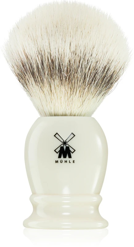 Mühle Silvertip Fiber Ivory sveķu skūšanās otiņa