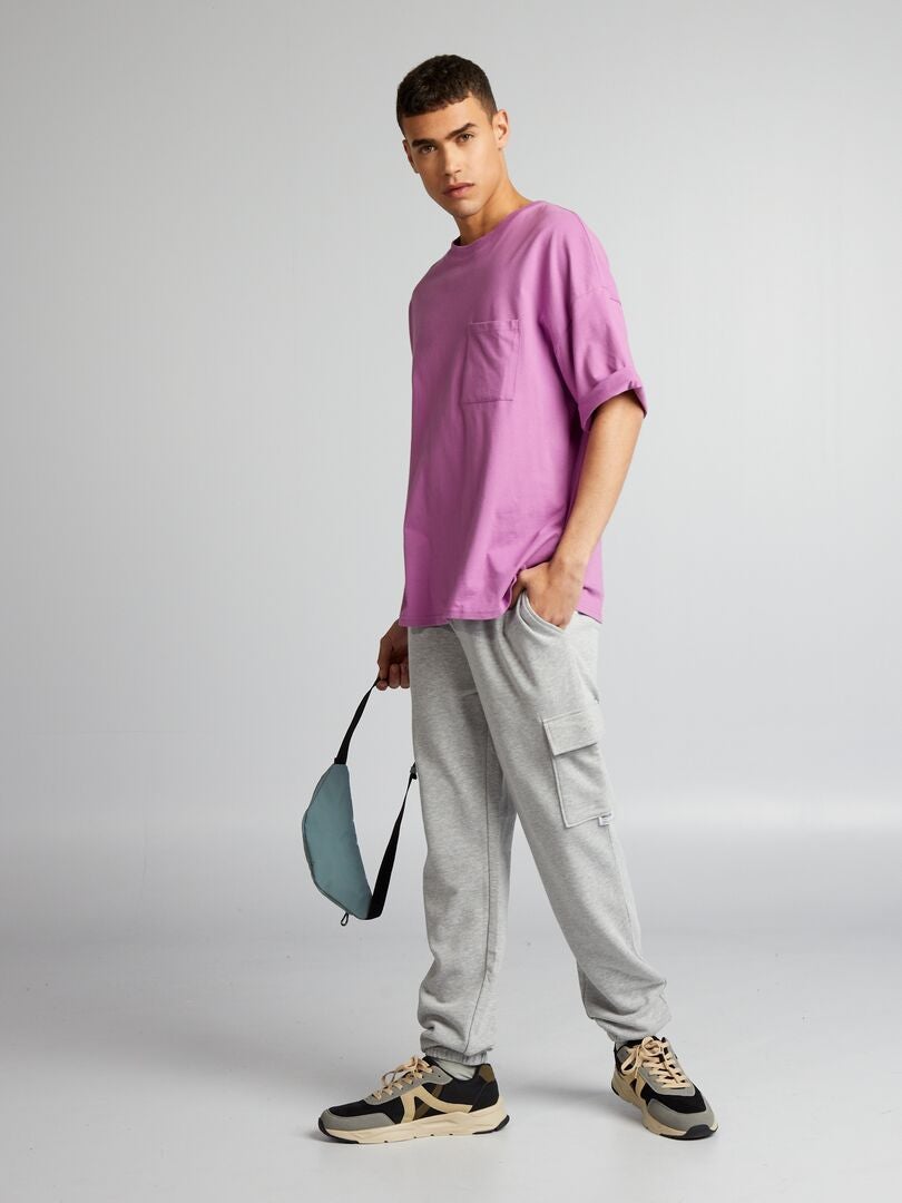 Joggingbroek met meerdere zakken - GRIJS