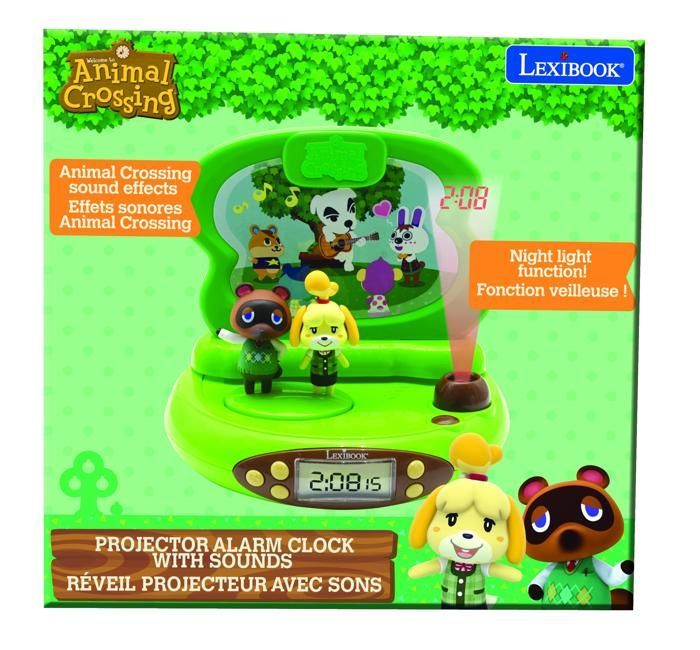 Animal Crossing 3D-Projektor-Wecker mit Geräuschen