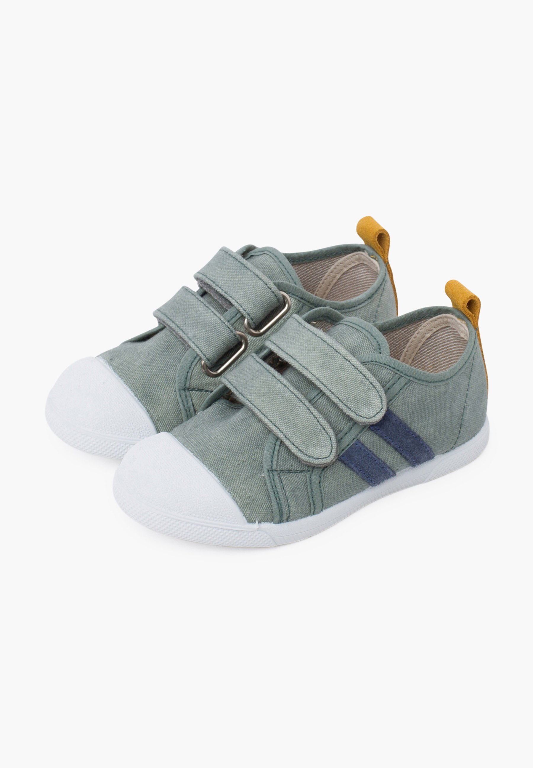 Scarpe combinate morbide Pisamonas - Scarpine per neonati - verde eucalipto