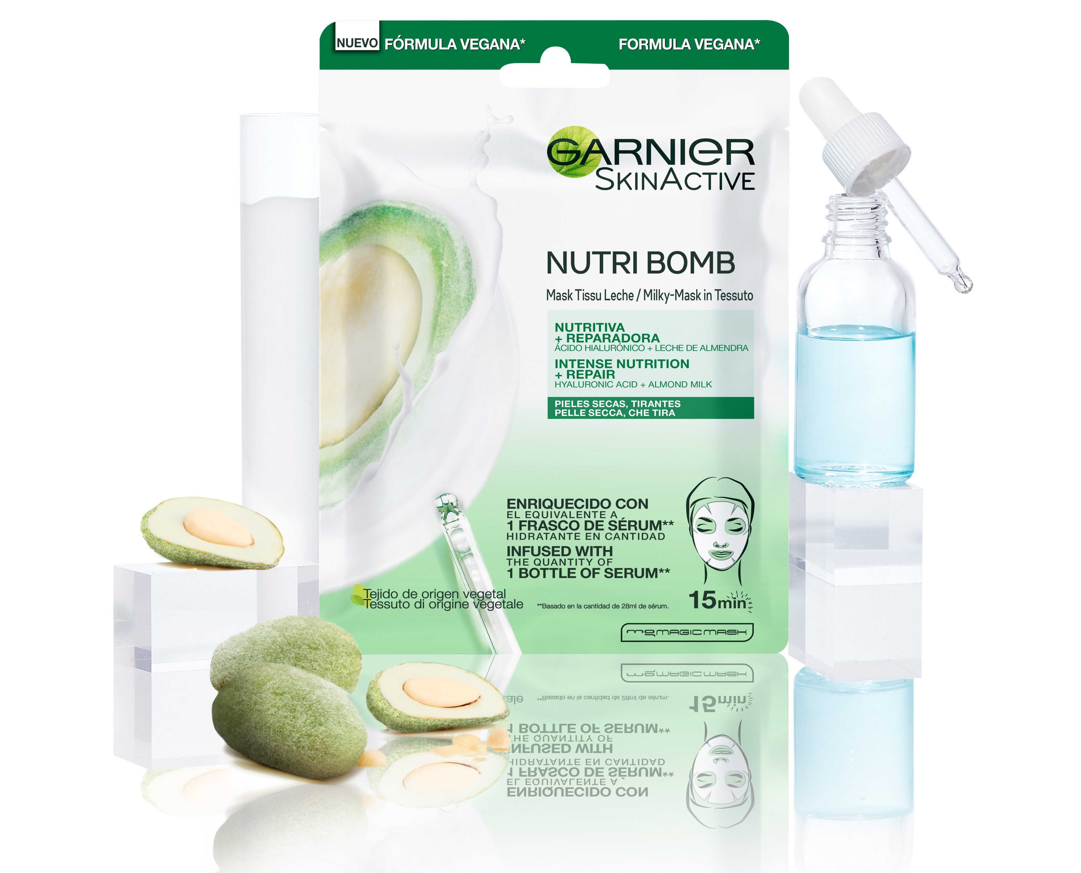 Nutri Bomb hranjiva maska za obnavljanje s bademovim mlijekom Hidratantne kreme za lice