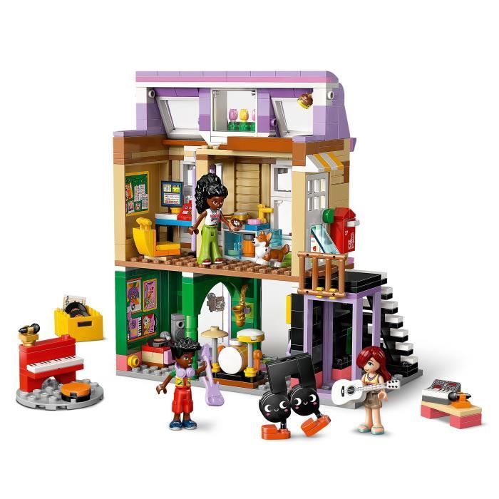 LEGO Friends 42653 Le Magasin de Musique et l’Appartement -dès 7 Ans