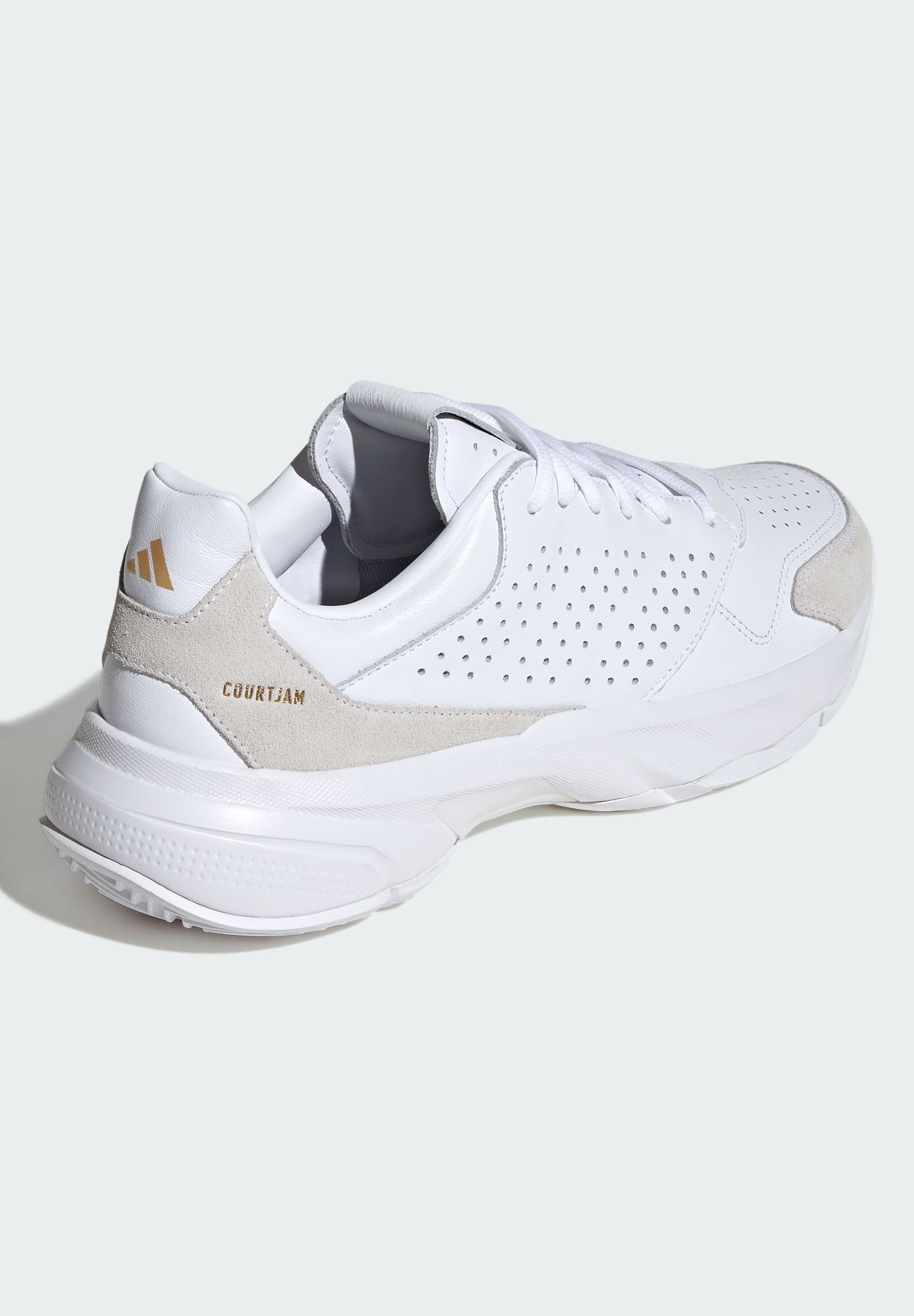 adidas Performance JAM CONTROL 3 PREMIUM - Mitmeväljaku tennisejalatsid - pilvevalge pilvevalge pilvevalge