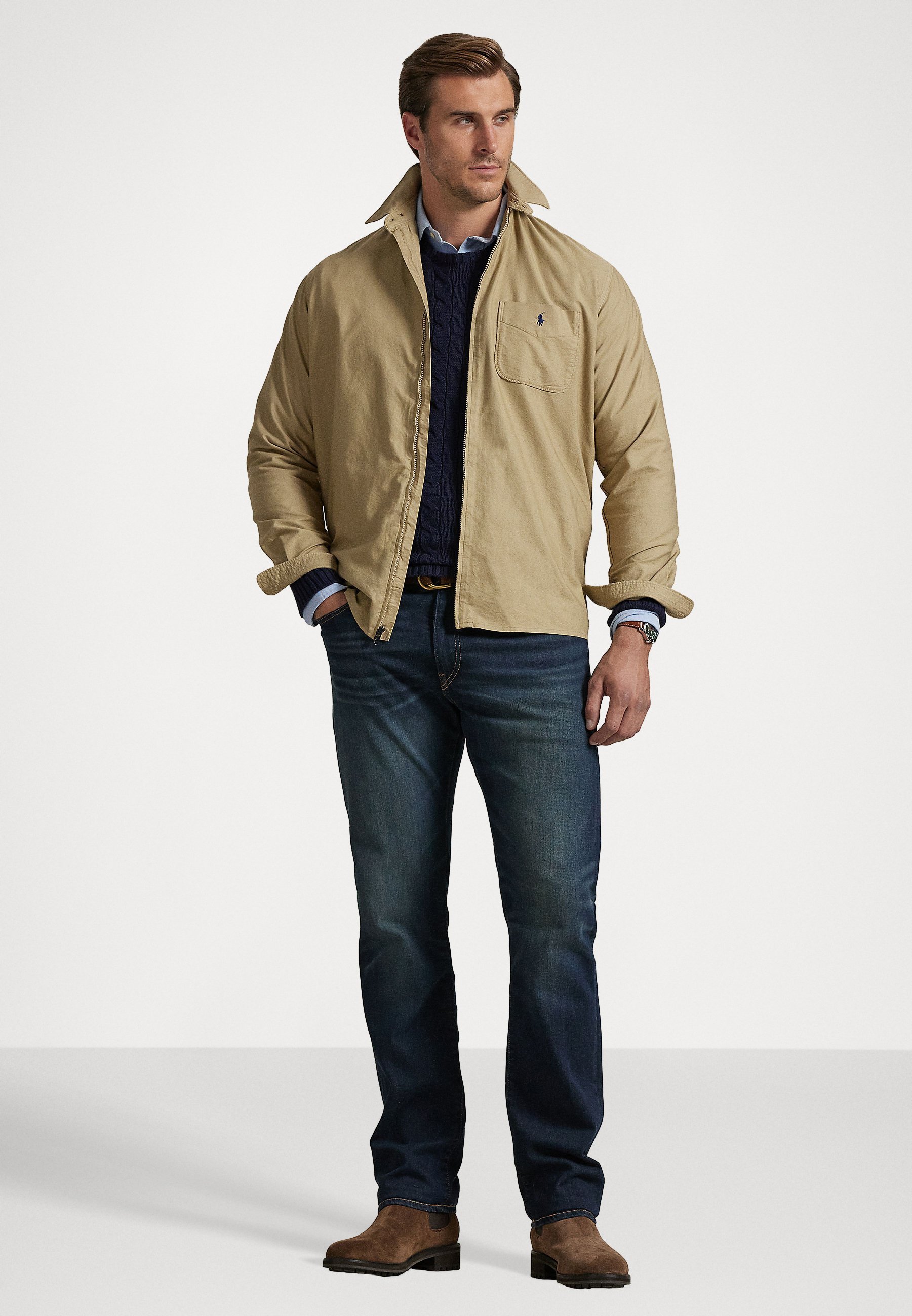 Polo Ralph Lauren Big & Tall HAMPTON RELAXED STRAIGHT POLO PONY JEAN - Rechte pijpen jeans - murphy