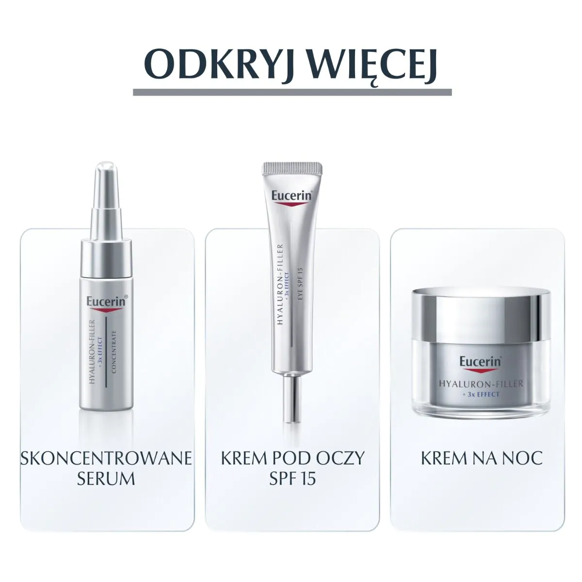 Eucerin Hyaluron Filler Krem na dzień SPF 15 Skóra Sucha