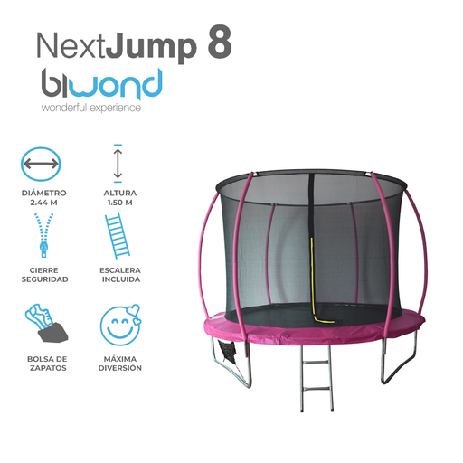 Nextjump 8 Biwond Trampolin