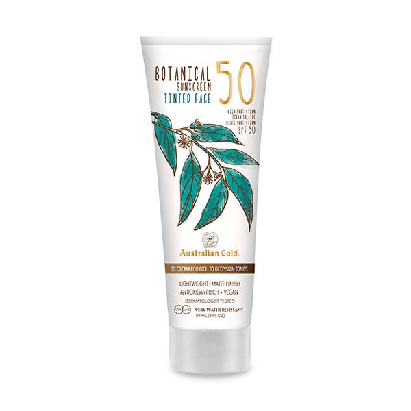 Színezett botanikus naptej arcra SPF 50