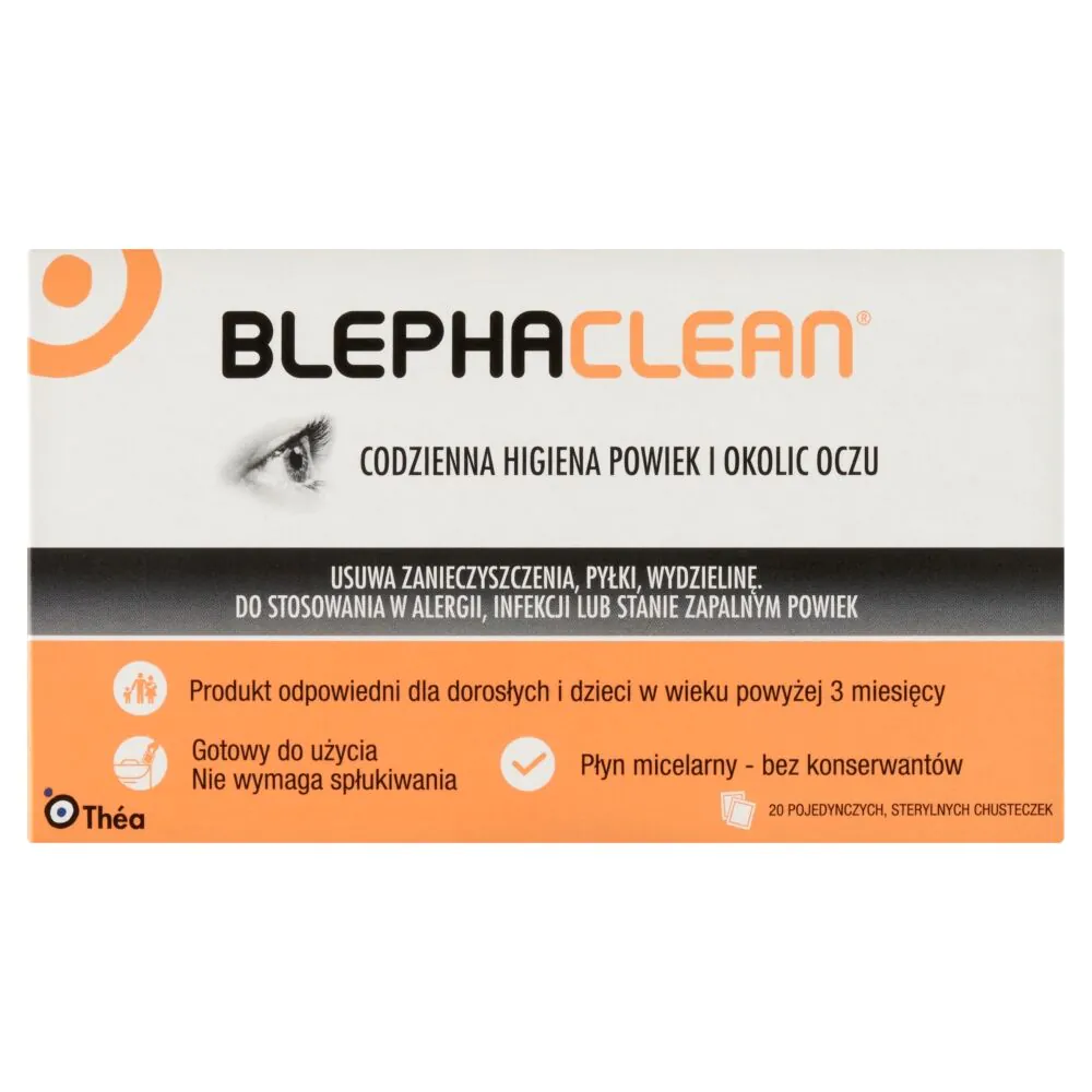 Blephaclean, Chusteczki do higieny powiek