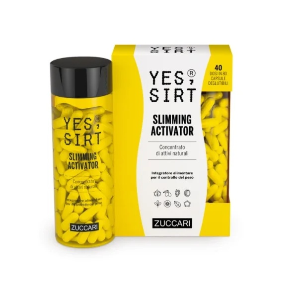 ZUCCARI Yes Sirt Slimming Activator 80 capsules 300 mg Vetmetabolisme
