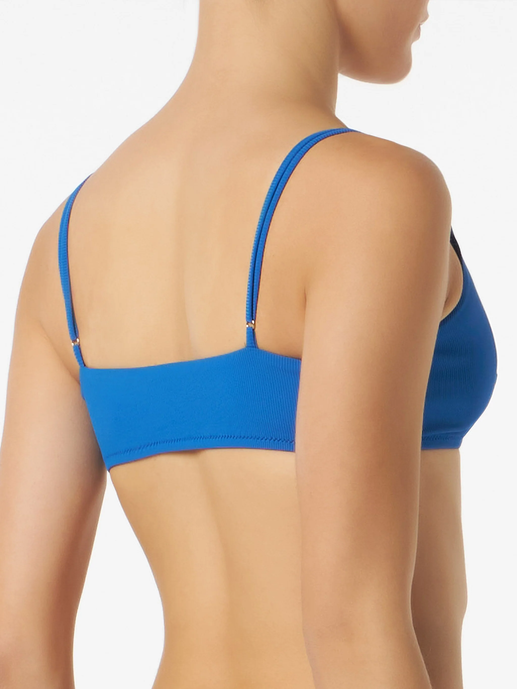 Blauwe bralette