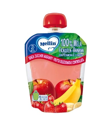 MELLIN Mellin Bolsa 90 G manzana/fresa/plátano