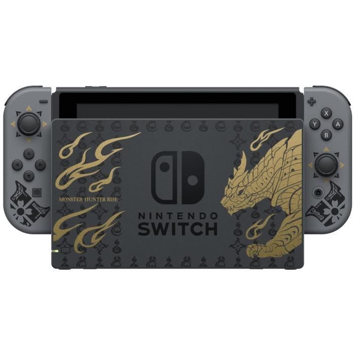 Nintendo Switch-console • Monster Hunter Rise Limited Edition + Monster Hunter Rise (code) + Deluxe Kit DLC (code)