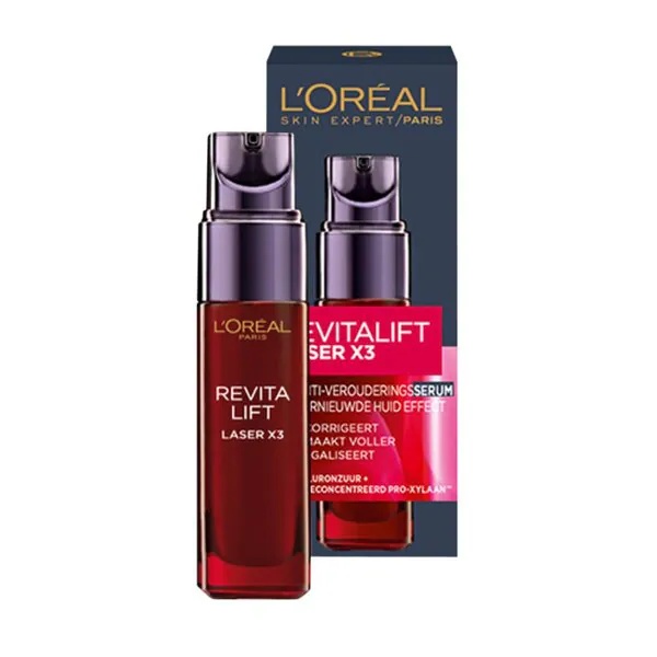 L'Oréal Paris Revitalift Laser X3 serum proti gubam<br>30 ml - Normalna in zrela koža