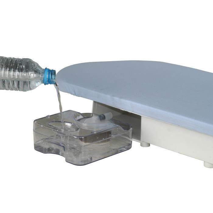 Professionele 101HD stoompers 101 cm - zilver (+ strijkijzer, waterfilter, reservehoes en schuimrubber)