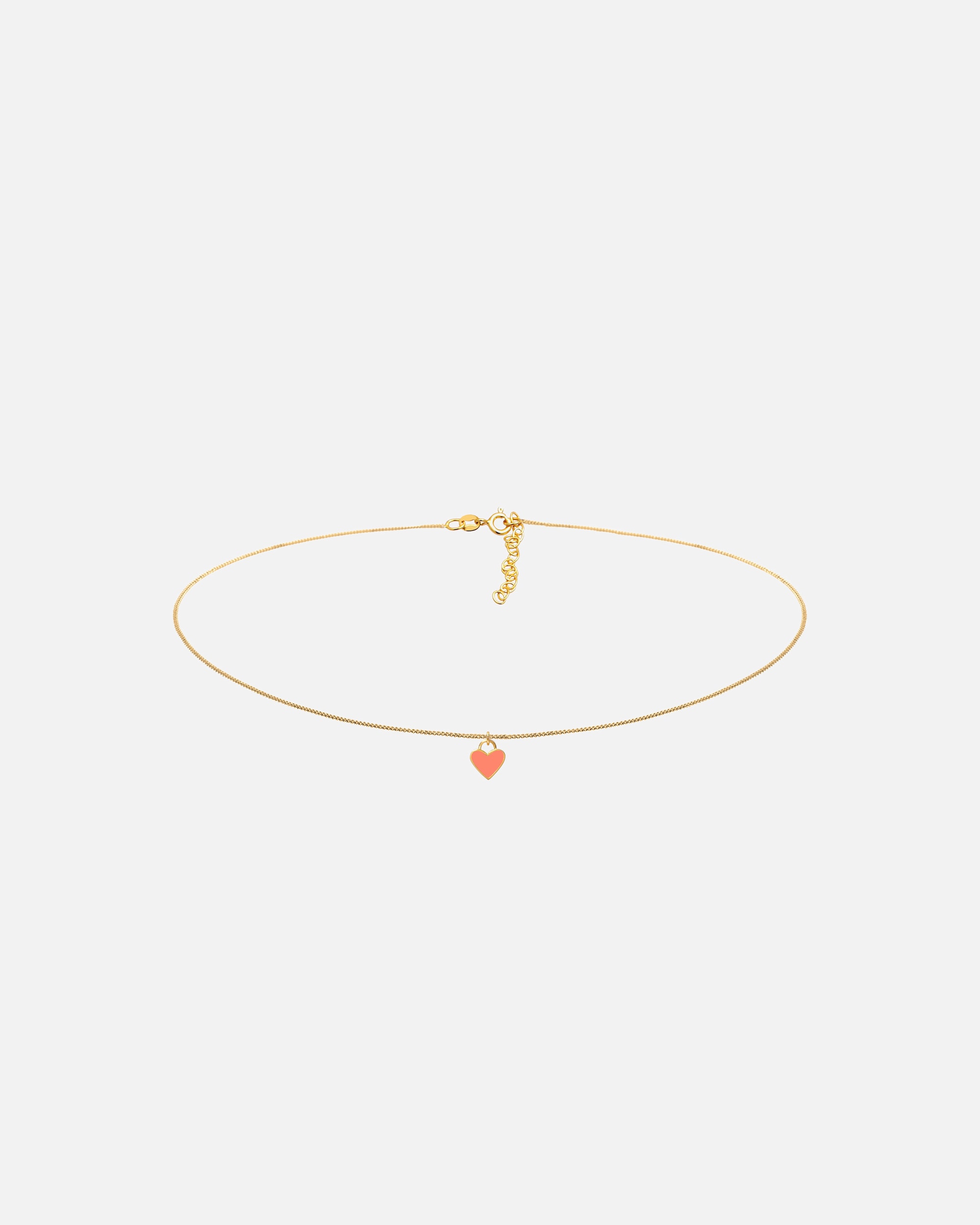 Elli Choker pendentif cœur émail