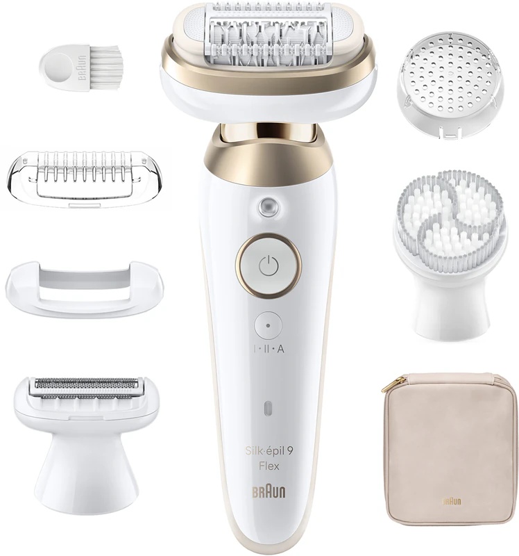 Braun Silk-épil 9 9-060 3D epilator z maksimalno prilagodljivostjo za mokro in suho britje