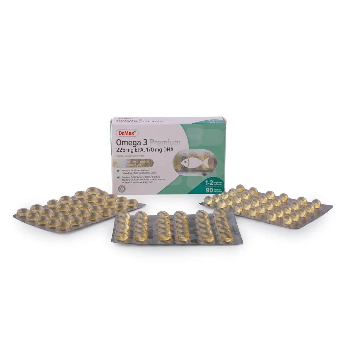 DR. MAX Dr.Max Omega 3 Premium 90 kapslit Südame ja aju talitlus