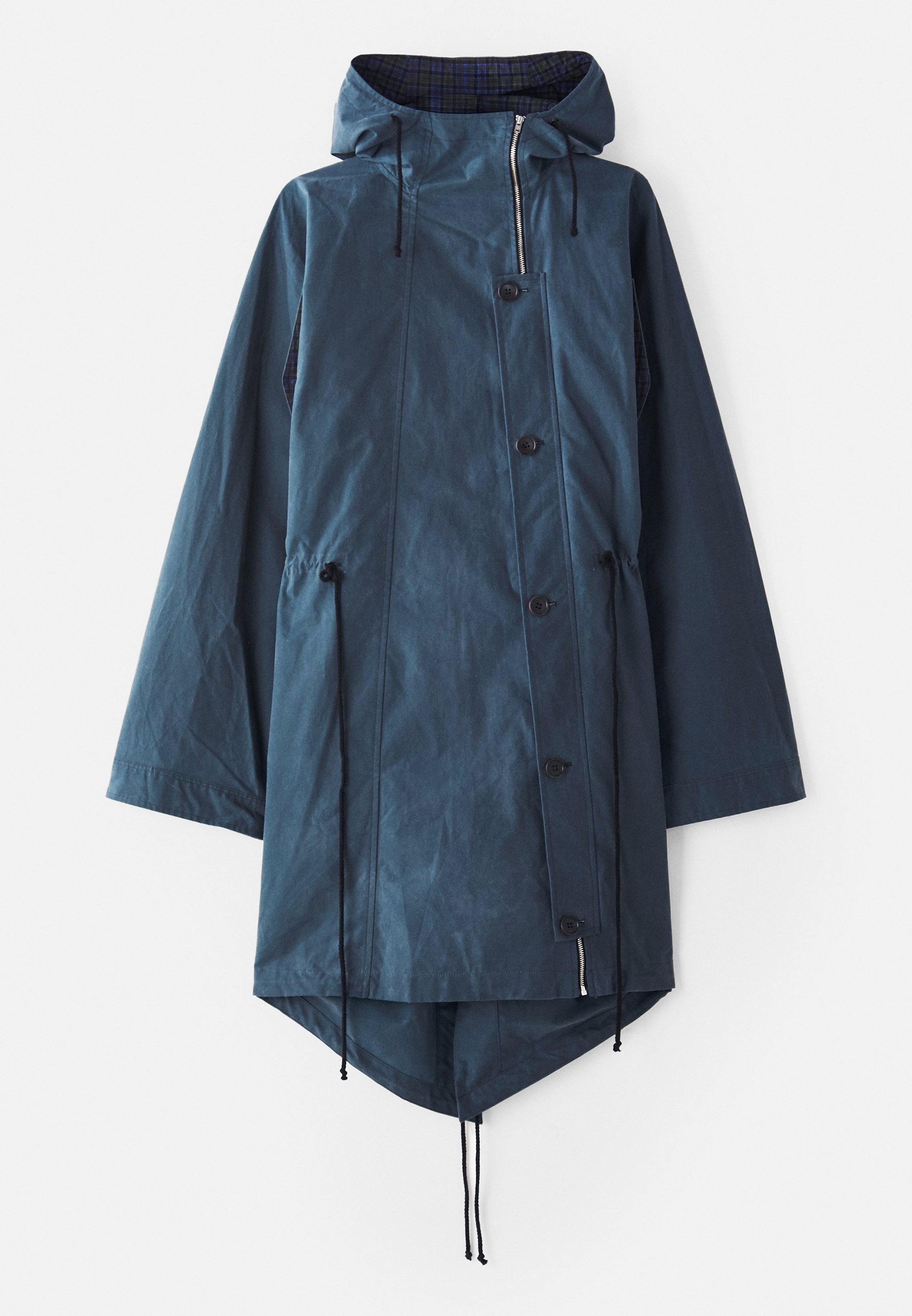 Henrik Vibskov WING - Parka - ciemny wosk benzynowy