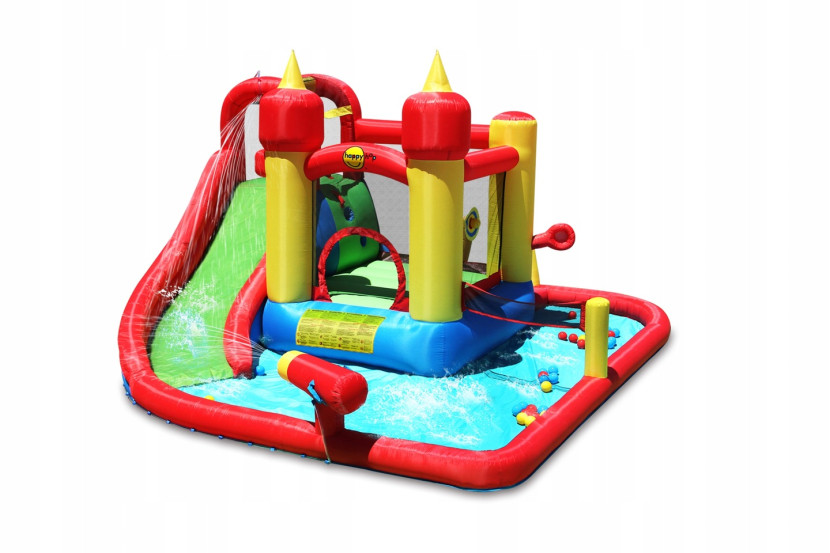 Dmuchany Plac Zabaw Trampolina ZAMEK WODNY Dmuchaniec dla Dzieci