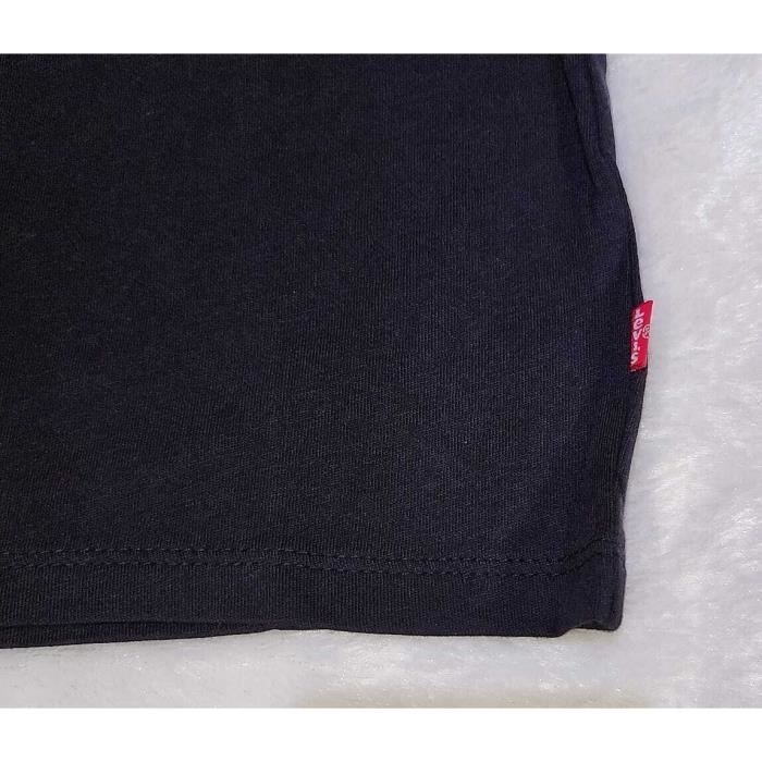 Levi's Lazy Tab Schwarzes T-Shirt