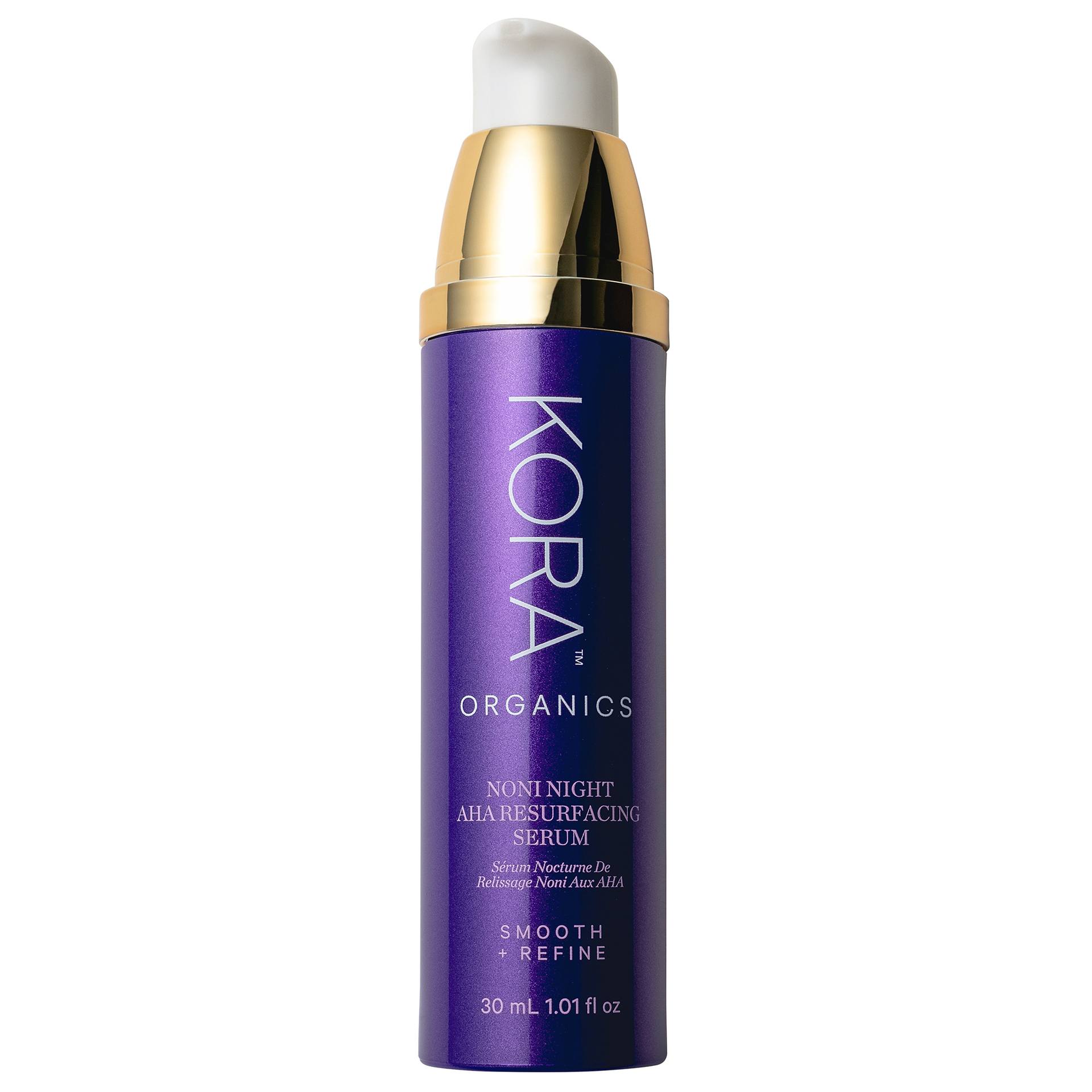 Ser de rejuvenare Noni Night AHA 30 ml - Kora Organics