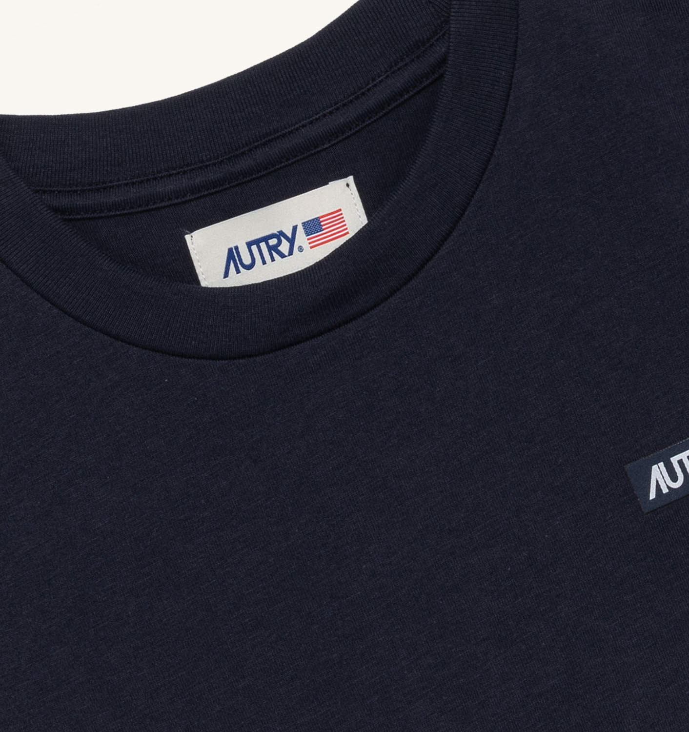 Tricou albastru din jerseu de bumbac pentru copii