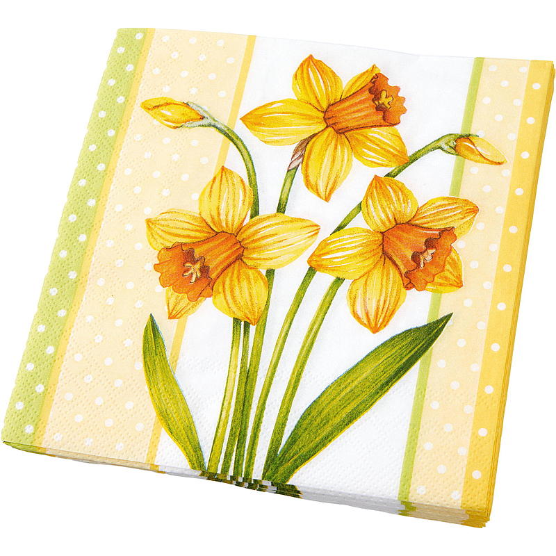 Servilletas Vie Home, paquete de 20 unidades, 33x33 cm, Pascua