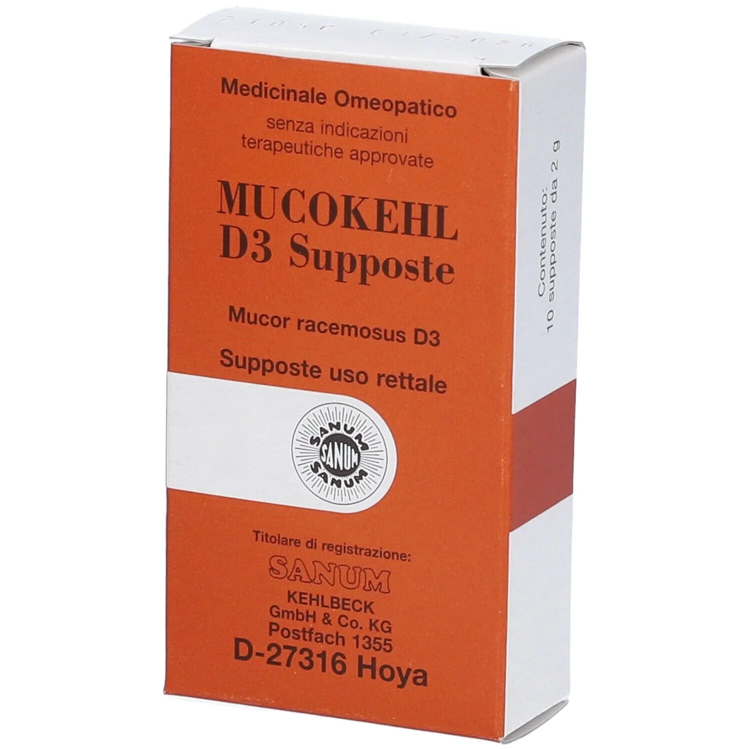 Mucokehl D3 10 Supp Sanum