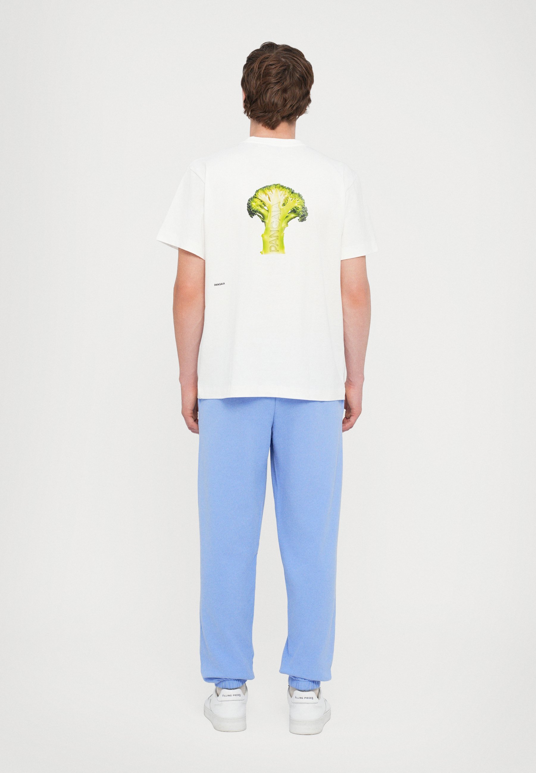 PANGAIA MIDWEIGHT BROCCOLI UNISEX - T-shirts med print - off-white