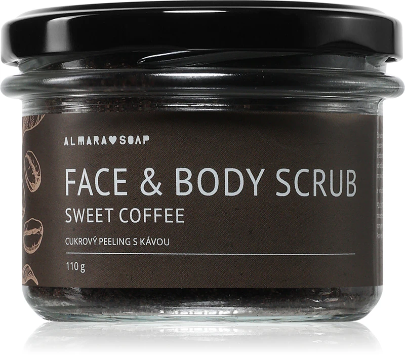 Almara Soap Face & Body Scrub suikerscrub voor lichaam en gezicht