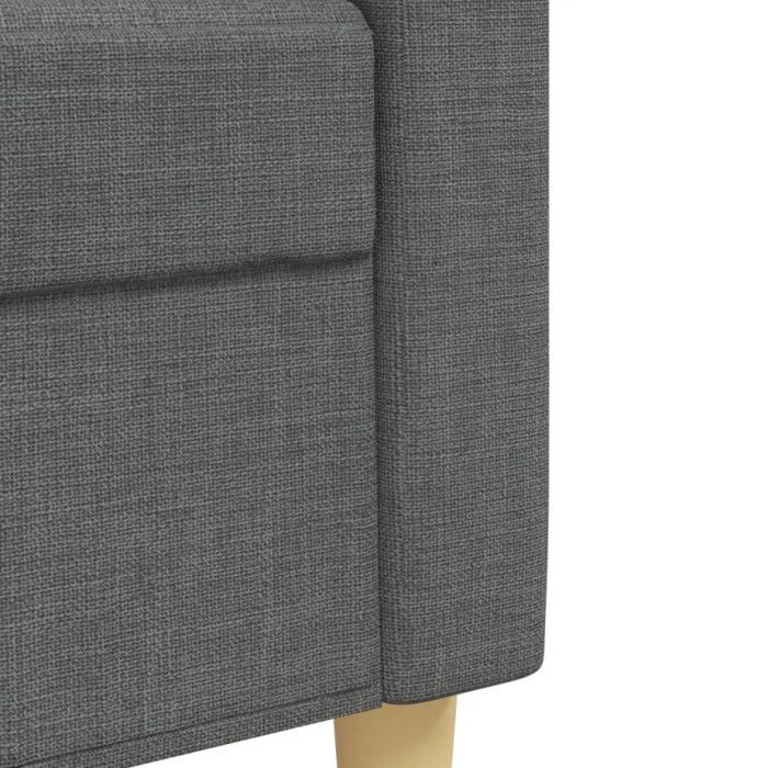 vidaXL Ensemble de canapés 2 pcs gris foncé tissu, canapé, siège de canapé, canapé relax, canapé confort, fauteuil de 3278320