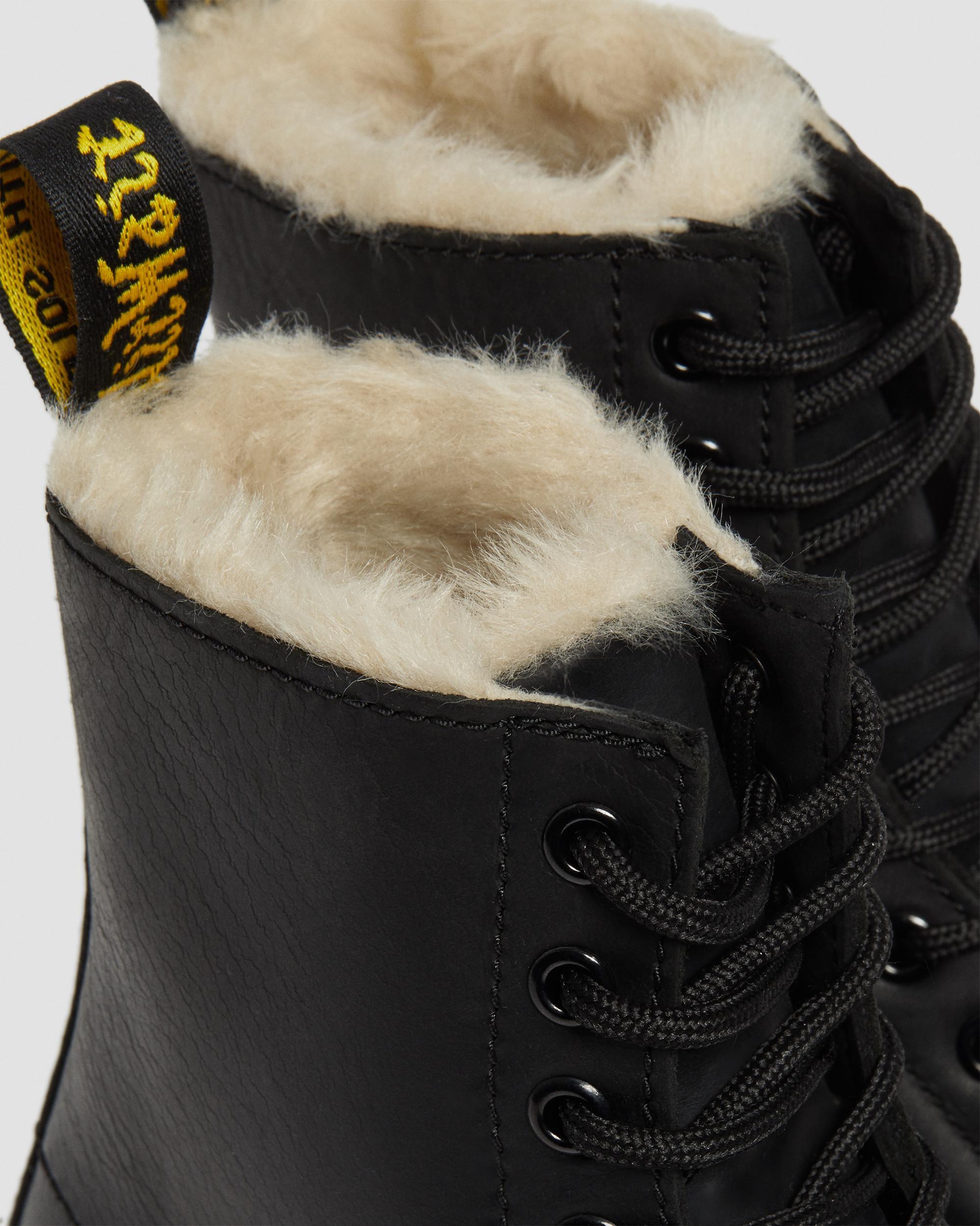 1460 Women's Faux Fur Lined Lace Up Boots