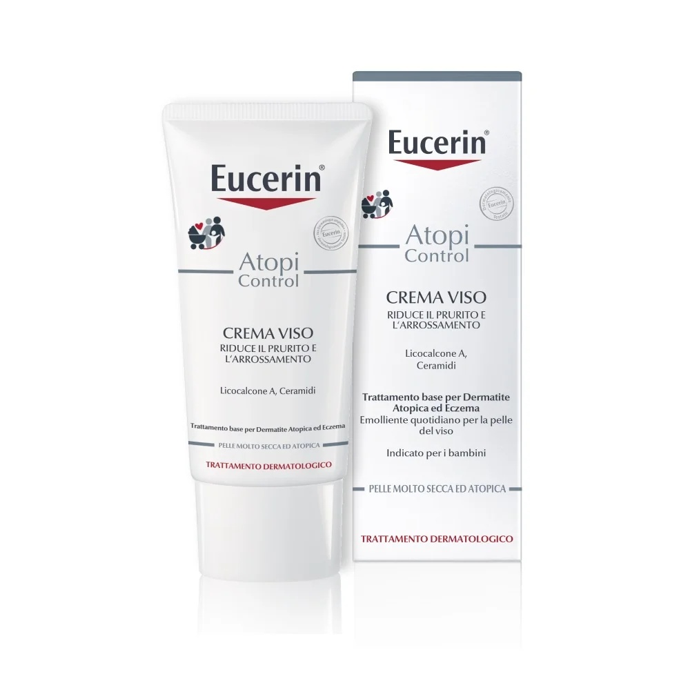 EUCERIN Eucerin AtopiControl nega za obraz 50 ml atopijski dermatitis