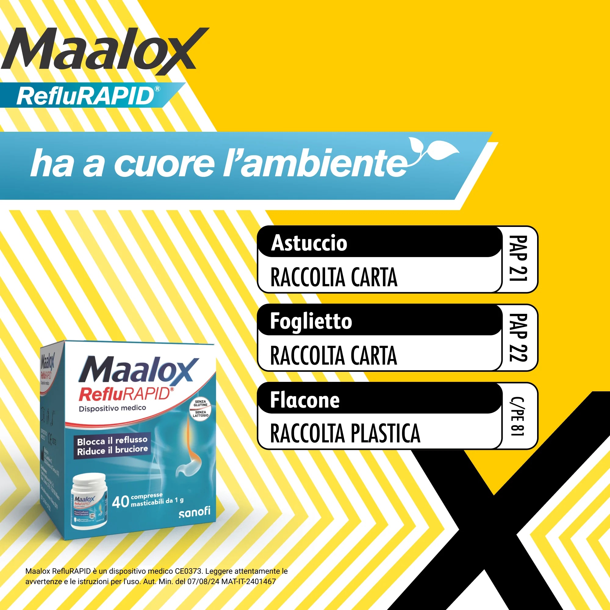 MAALOX Maalox Reflurapid 40 kauwtabletten voor reflux en brandend maagzuur