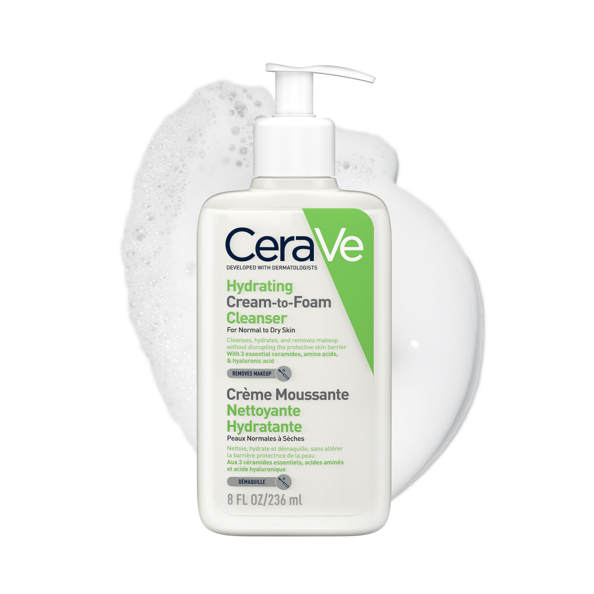 Demachiant cremă-spumă 236 ml - CeraVe