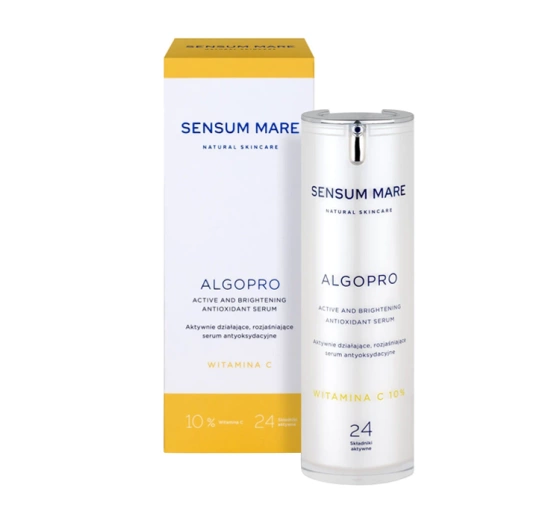 Sensum Mare Algopro C aktywnie działające rozjaśniające serum antyoksydacyjne z witaminą C 10% 30 ml