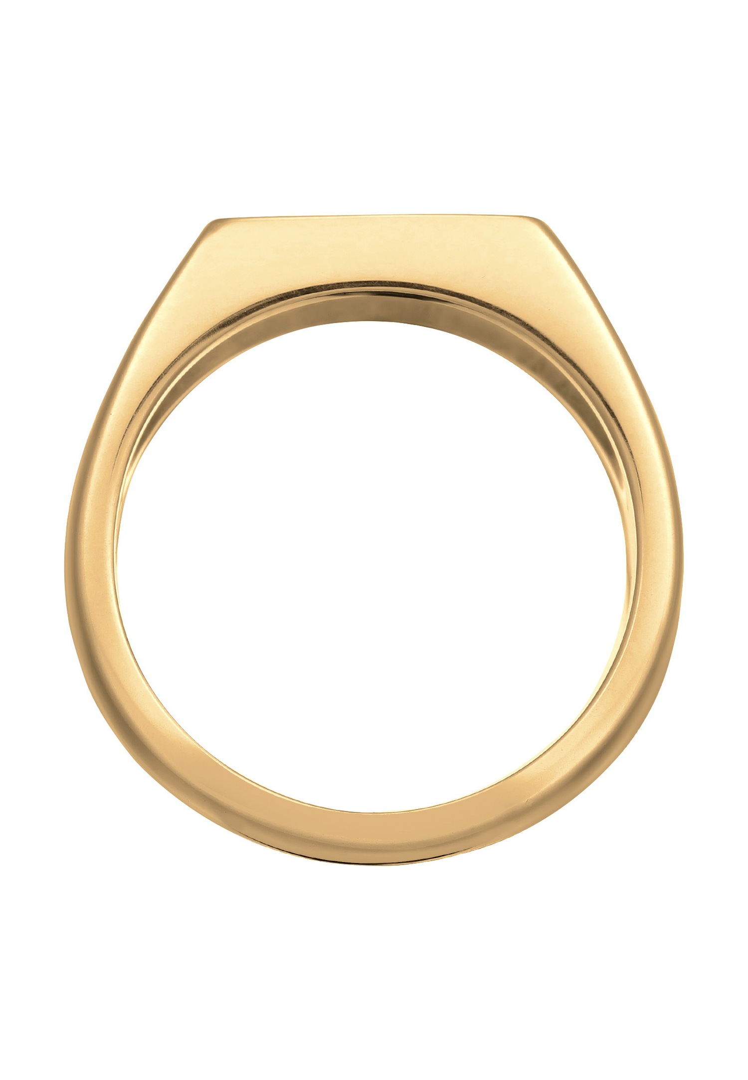 KUZZOI Hommes sceau géo élégant avec émail en argent sterling 925