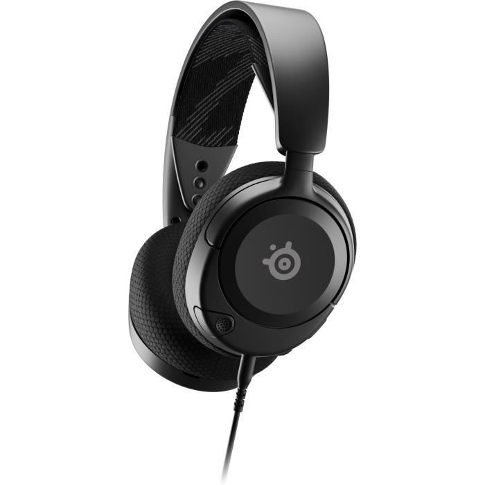 Cuffie da gioco multipiattaforma cablate SteelSeries Arctis Nova 1 - Nere