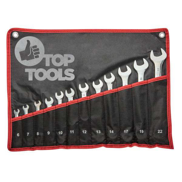 Klucze płasko-oczkowe 12 szt. TOP TOOLS 35D359
