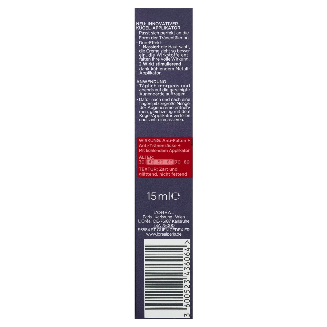 L'Oréal Paris Revitalift Laser X3 krema za područje oko očiju - 15 ml