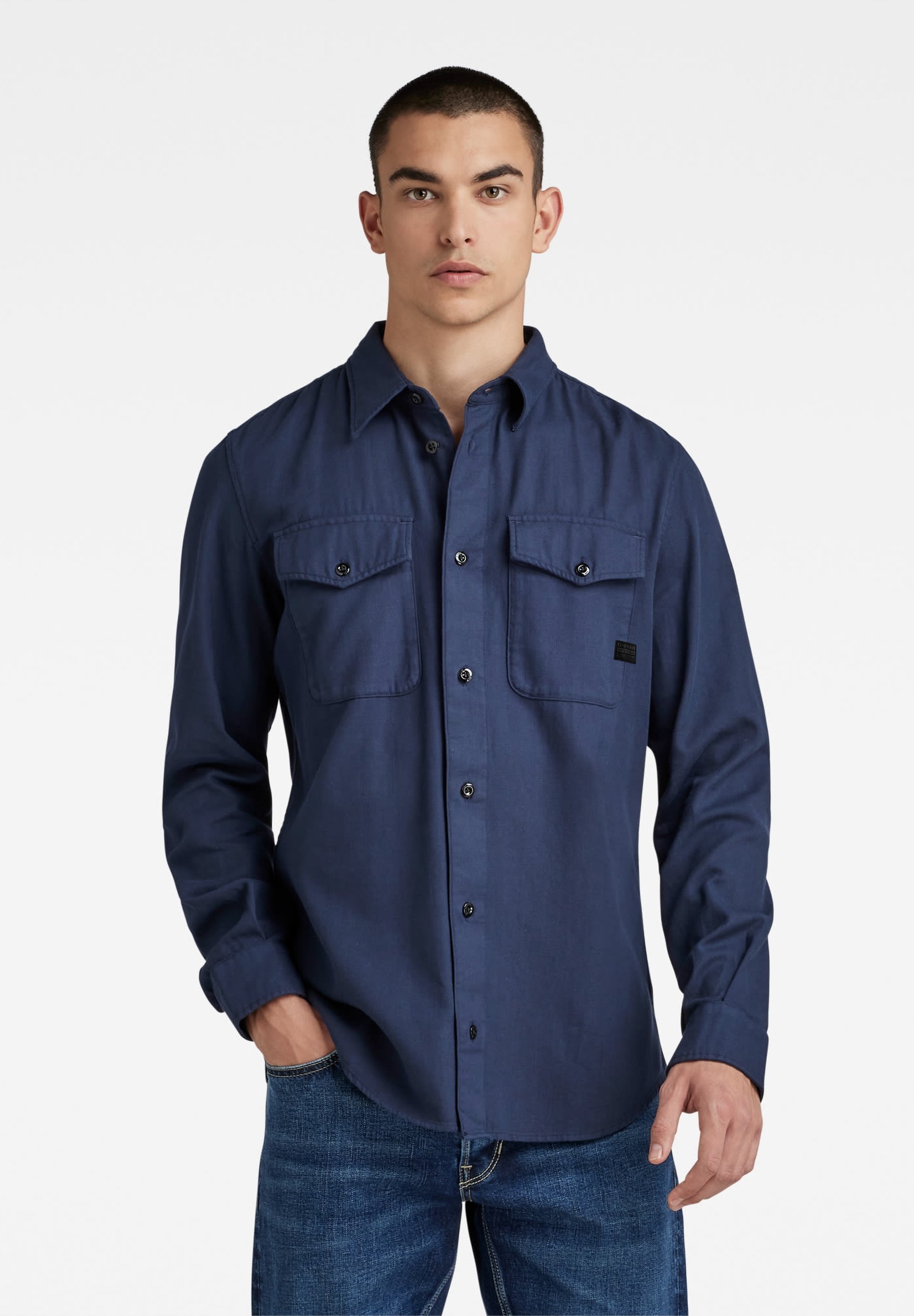 G-STAR MARINE SLIM - Overhemd - sartho blue gd