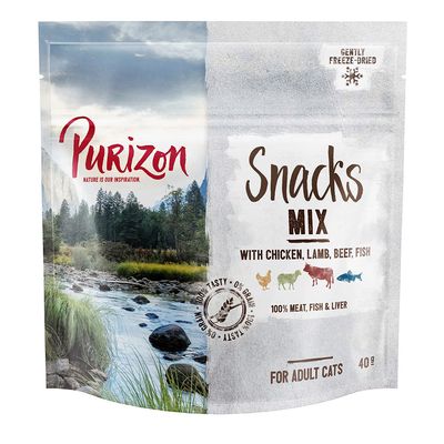 Purizon kattesnacks - kornfri blanding