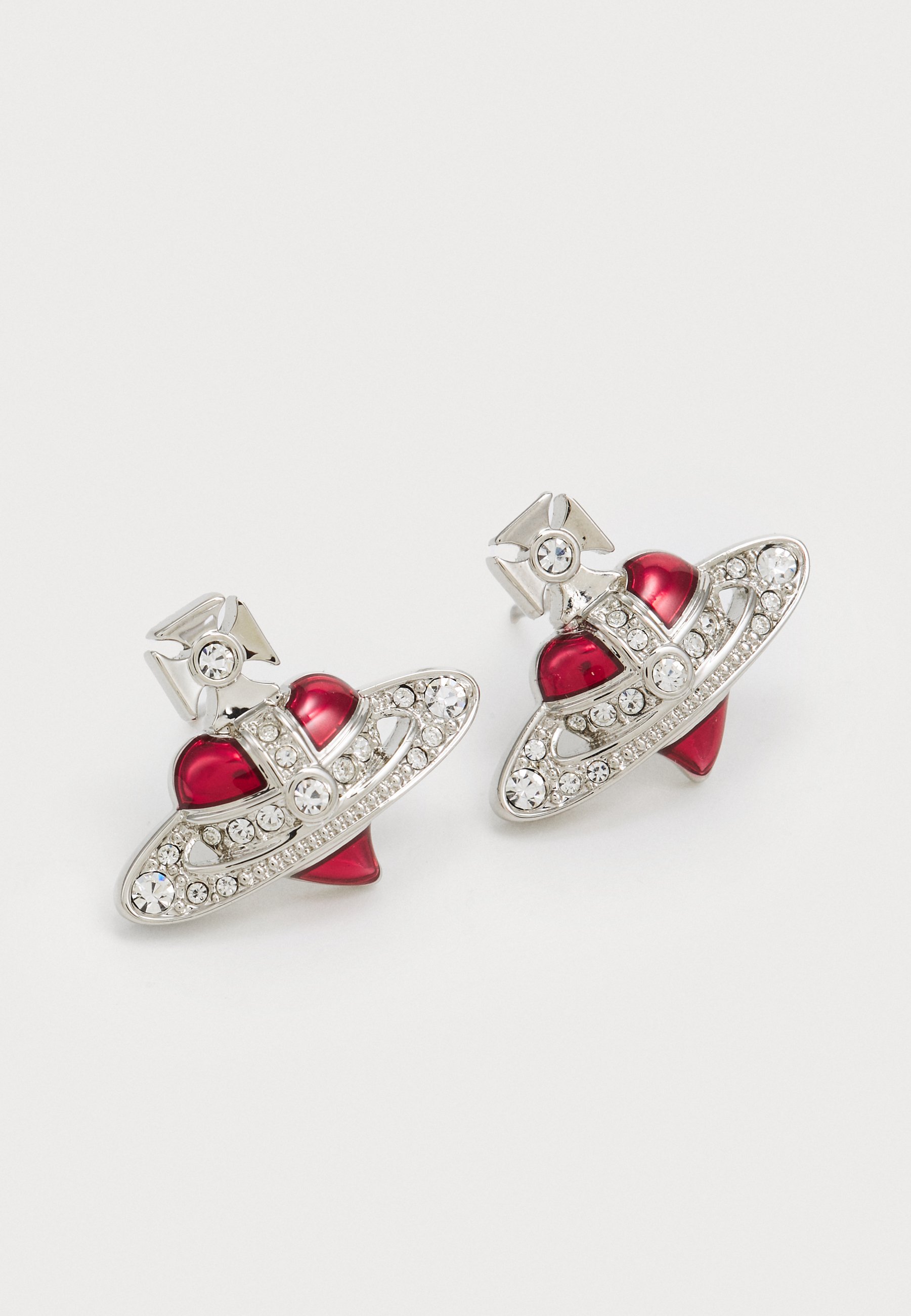 Vivienne Westwood HART OORBELLEN - Oorbellen - zilverkleurig