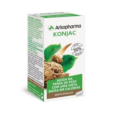 Arkocaps Suplemento para bajar de peso con konjac, 80 cápsulas